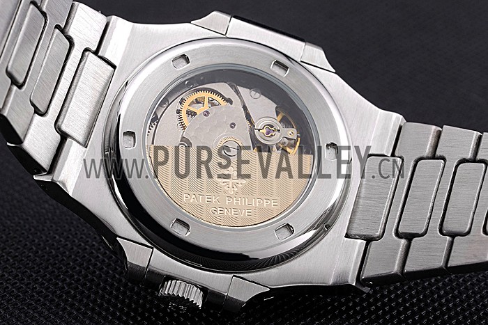 Patek Philippe Nautilus Black Dial Stainless Steel Case 622719