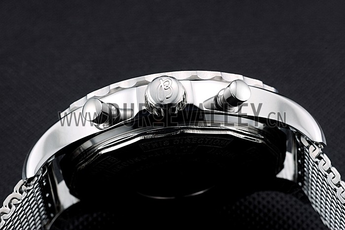 Breitling Navitimer Stainless Steel Strap Beige Dial