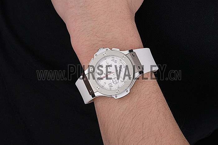 Hublot Big Bang White Strap White Dial Watch