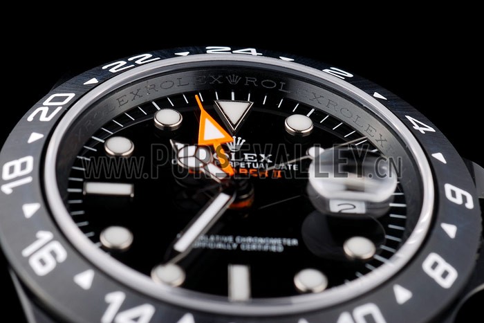 Rolex Swiss Explorer Black Ceramic Bezel Black Dial Tachymeter 98239