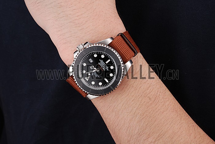Rolex Submariner STEALTH MK III Brown Fabric Band rl425 621387