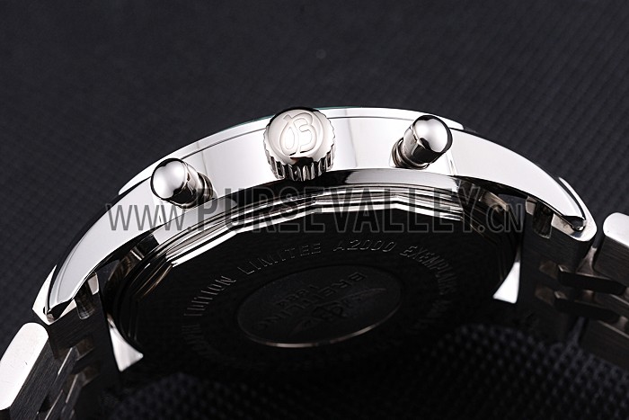 Breitling Transocean Chronograph Unitime White Dial Stainless Steel Case And Bracelet 622226