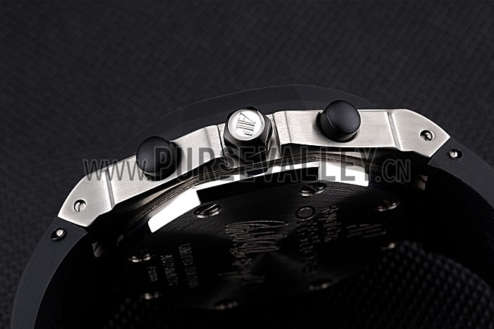 Swiss Audemars Piguet Royal Oak Offshore Black And Yellow Dial Stainless Steel Case Black Rubber Strap 622858