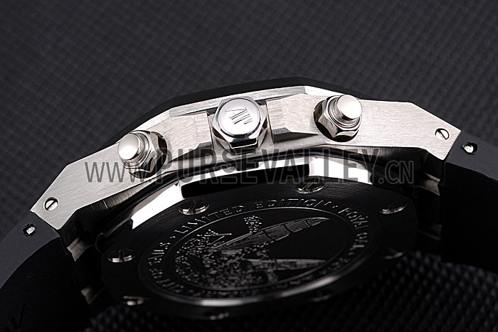 Swiss Audemars Piguet Royal Oak Offshore White Dial Stainless Steel Casr Black Rubber Strap 622851