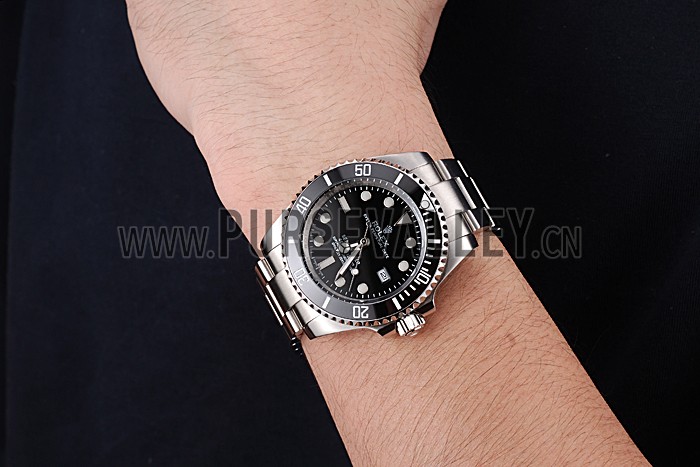 Rolex Sea Dweller Black Dial Stainless Steel Case And Bracelet 622837