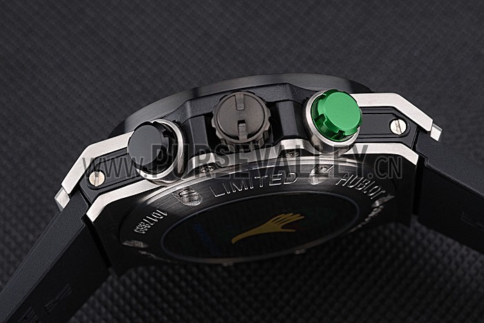 Hublot Big Bang Unico Bi-Retrograde Chrono King Stainless Steel Case Black Rubber Strap 622770