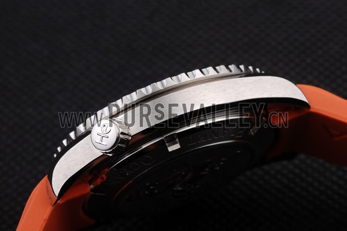 Omega Swiss Seamaster Planet Ocean Big Size Orange Strap