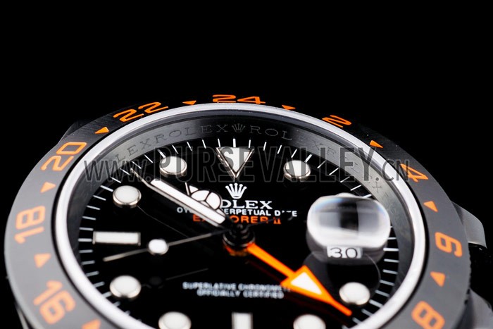 Rolex Swiss Explorer Black Ceramic Bezel Black Dial Tachymeter 98240