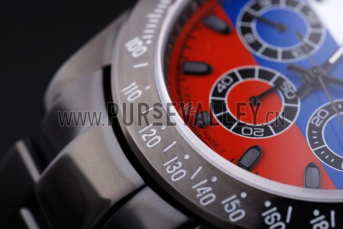 Rolex Cosmograph Daytona Black Bracelet Russian Flag Dial 7472