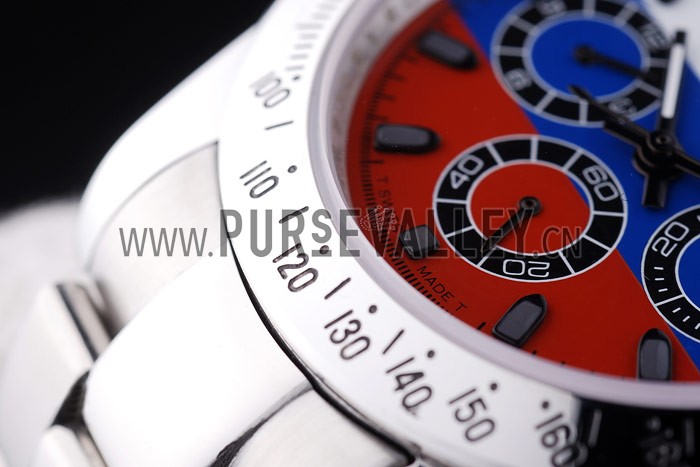 Rolex Cosmograph Daytona Silver Bracelet Russian Flag Dial 7473