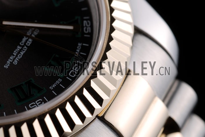 Rolex DayDate Grey Dial Dual Colored Stainless Steel Strap 41981