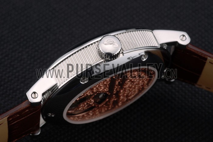 Breguet Classique Complications Stainless Steel Case Brown Leather Strap 80159