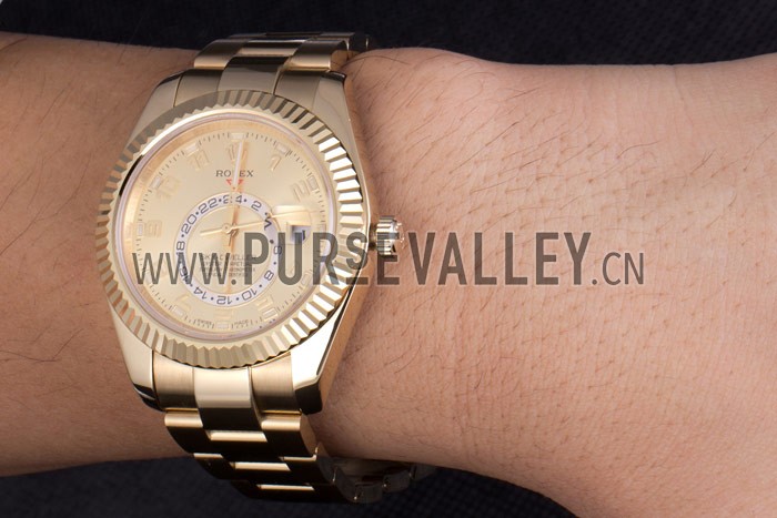Rolex Sky Dweller Oyster Perpetual Special Edition 2012 Yellow Gold 80243