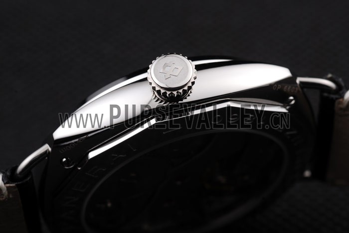 Panerai Radiomir Polished Stainless Steel Case Black Dial Black Leather Strap 98140