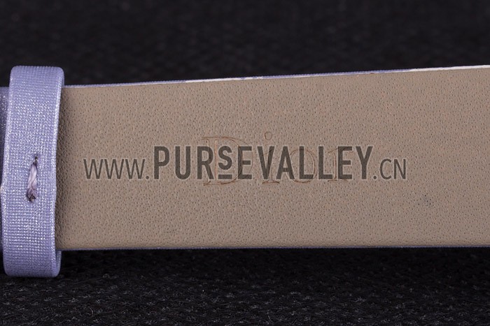 La D de Dior Lavender Rubber Strap with Lavender Dial 621509