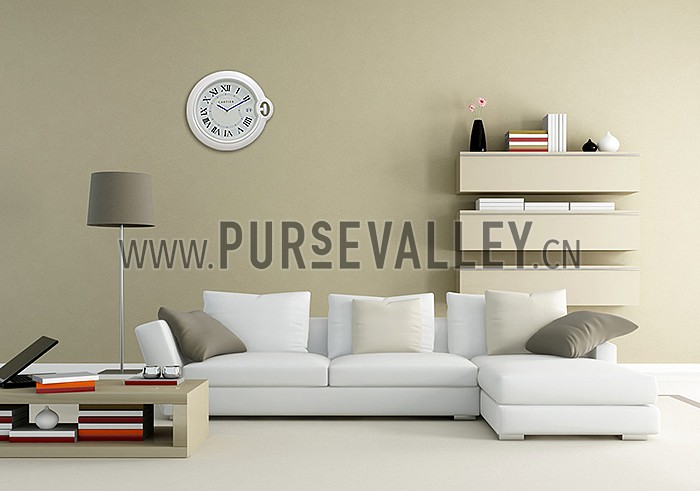 Cartier Bleu de Ballon Wall Clock White 622465