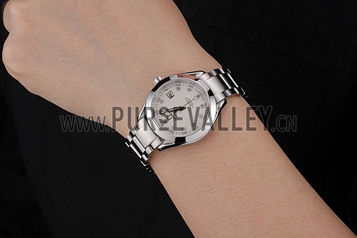 Omega Seamaster Aqua Terra White Dial Diamond Numerals Stainless Steel Bracelet 622444