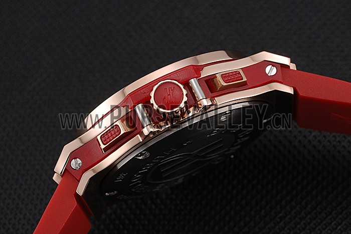 Hublot Big Bang Red Strap Red Dial Watch 98069