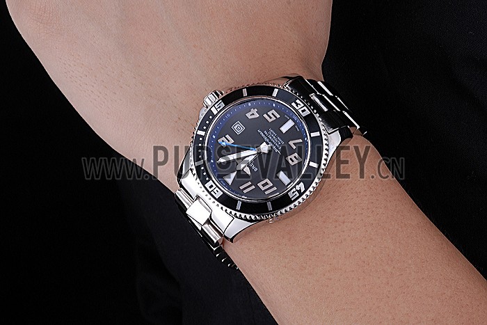 Breitling Superocean 44 Abyss Blue Accents Stainless Steel Bracelet 622506