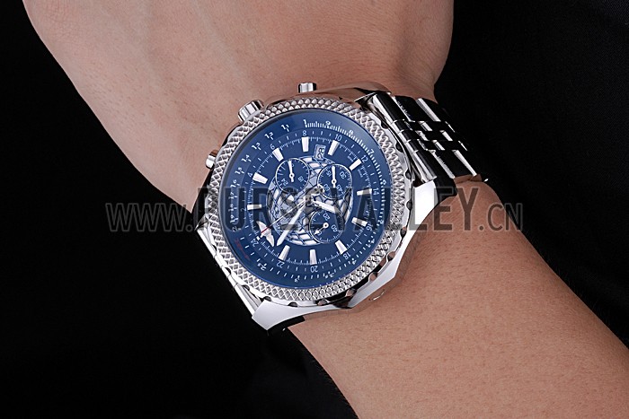 Breitling Bentley B05 Unitime Black Dial Stainless Steel Bracelet 622520