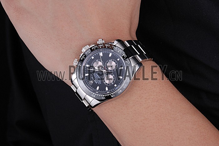 Rolex Cosmograph Daytona Black Dial Stainless Steel Bracelet 622543