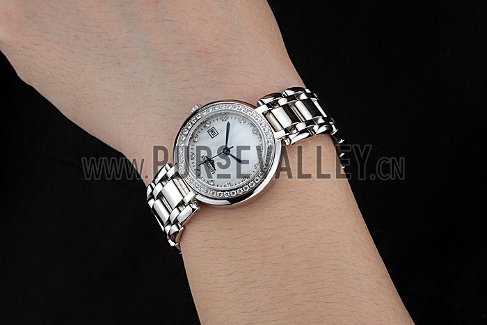 Longines PrimaLuna Stainless Steel Diamonds Case 622588