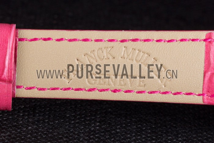 Franck Muller Heart Pink Leather Band 621586
