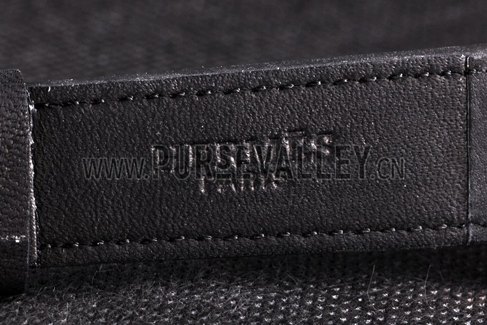 Hermes Heure H Rose Gold Bezel Black Leather Strap White Dial 80235