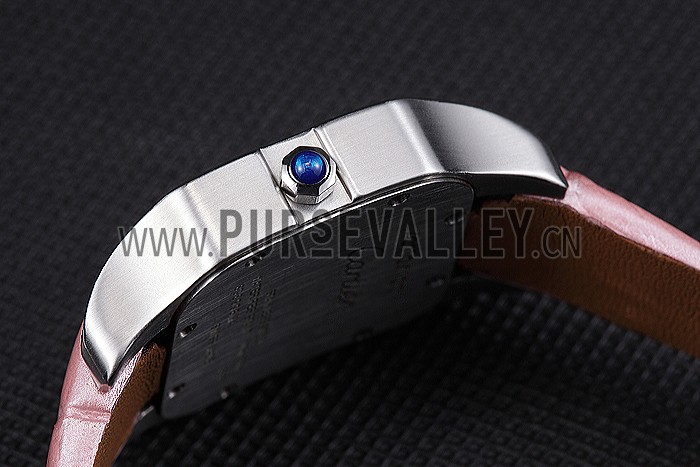 Cartier Santos 100 Diamond Silver Bezel 621910