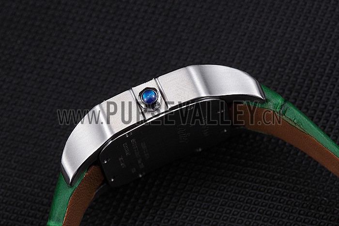 Cartier Santos 100 Diamond Silver Bezel 621914