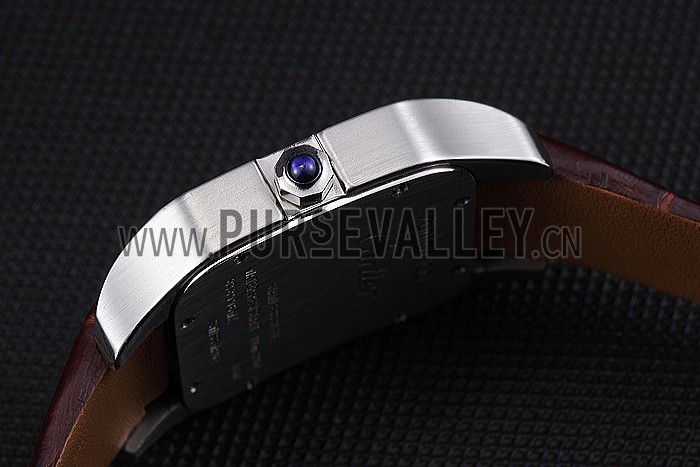 Cartier Santos 100 Diamond Silver Bezel 621926