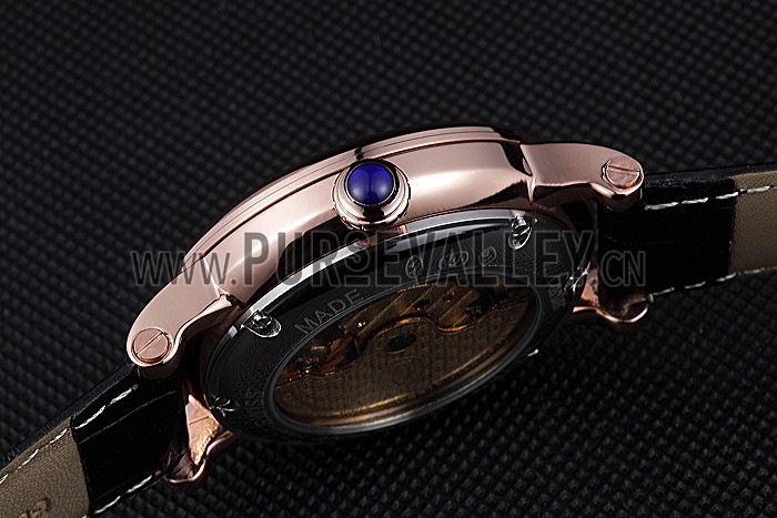 Cartier Rotonde Flying Tourbillon Black Dial 621957