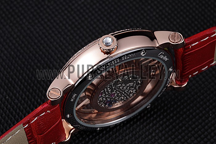 Cartier Rotonde Skeleton Flying Tourbillon Red 621962