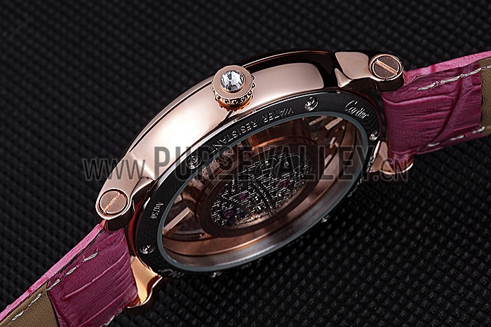 Cartier Rotonde Skeleton Flying Tourbillon Pink 621964