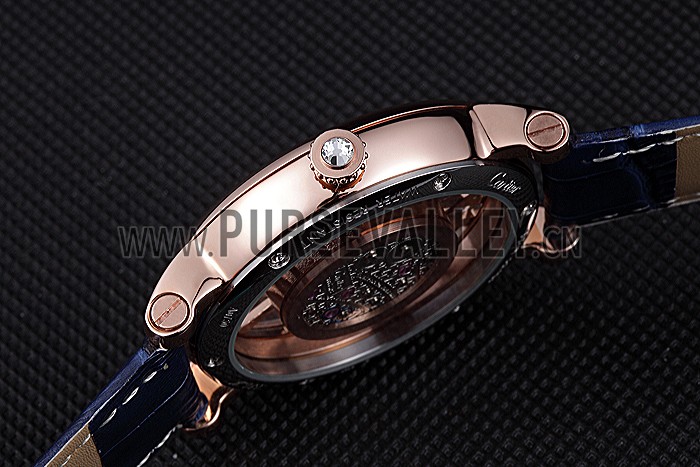 Cartier Rotonde Skeleton Flying Tourbillon Blue 621965