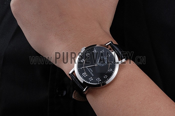 Patek Philippe Calatrava Stainless Steel Black Dial 621987