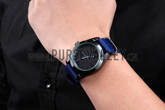 Rolex Milgauss Bamford Blue Nylon Strap 622005