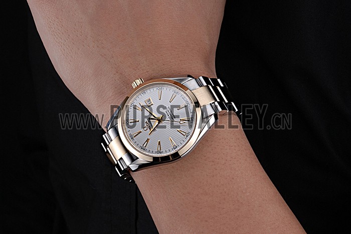 Omega Seamaster White Dial Two Tone 622167