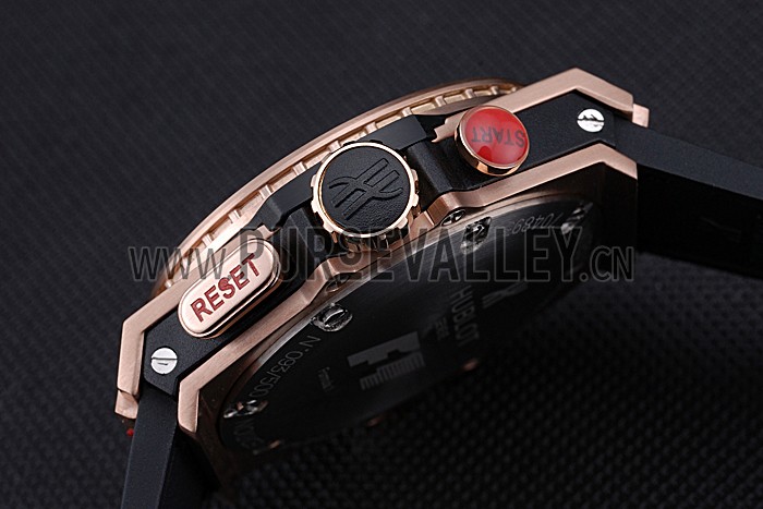 Hublot Big Bang King Power Formula 1 Gold Case Black Dial 622249