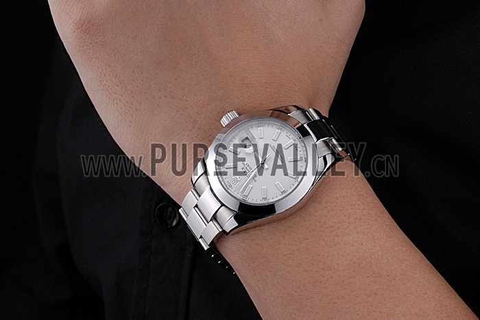 Rolex Datejust Stainless Steel Case White Dial 622266