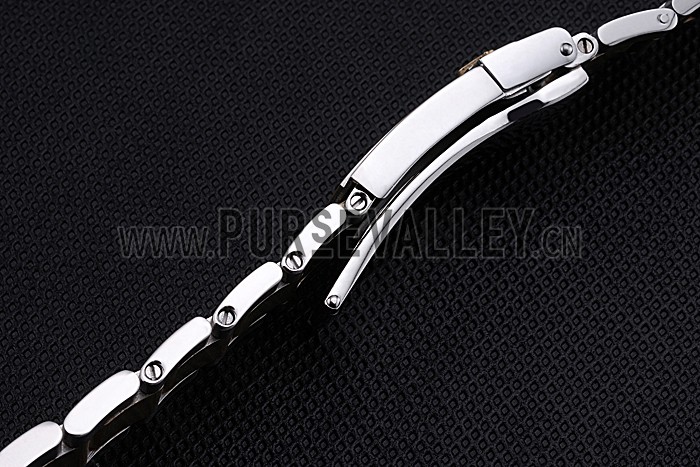 Rolex Plated Yellow Gold and Stainless Steel Link Bracelet 622485