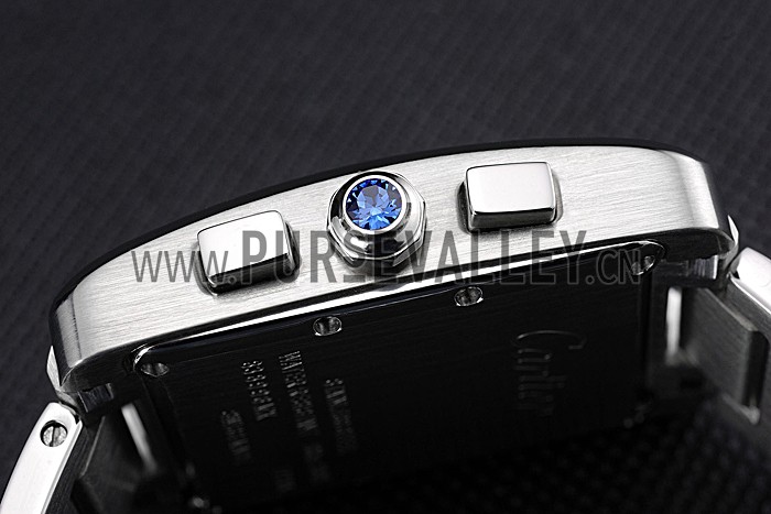 Cartier Tank MC White Dial Stainless Steel Case And Bracelet 622697