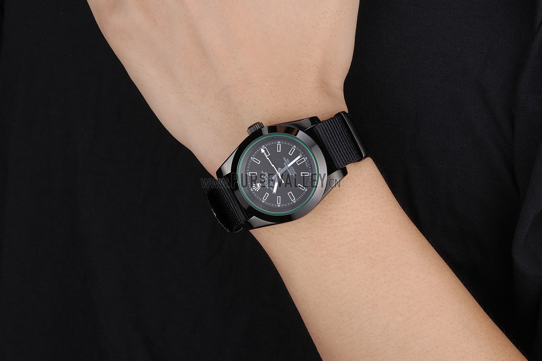 Rolex Milgauss Bamford Black Nylon Strap 622001