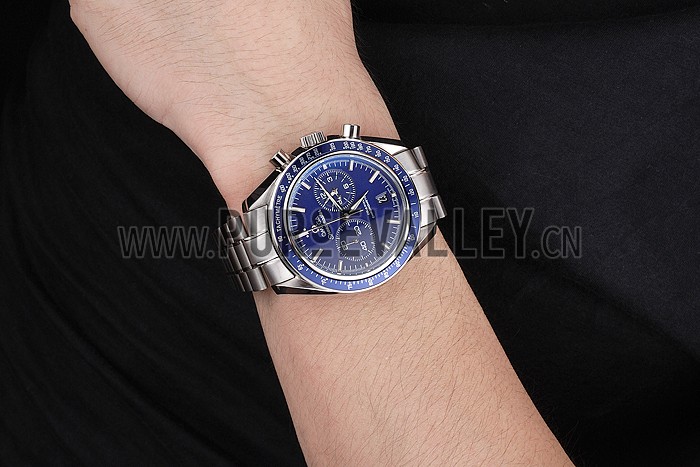 Omega Speedmaster Blue Dial Stainless Steel Case And Bracelet 622802