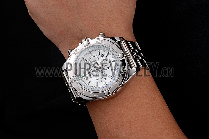 Breitling Chronomat White Dial Stainless Steel Case And Bracelet 622223