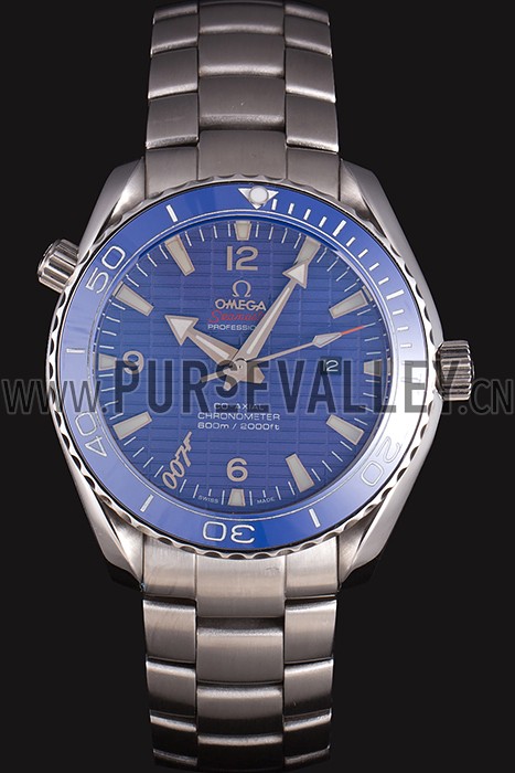 Omega James Bond Skyfall Watch with Blue Dial and Blue Bezel om230 621382