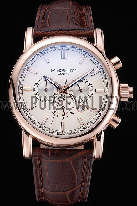 Patek Philippe Grand Complications Perpetual Calendar White Dial Silver Chronograph 622262