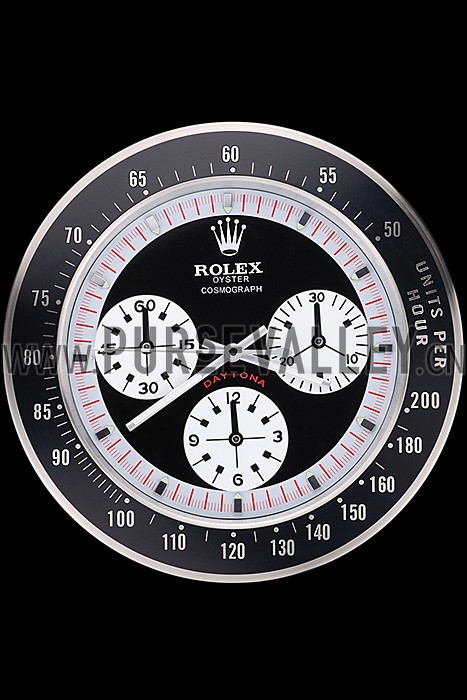 Rolex Daytona Cosmograph Wall Clock Black-Red 622480