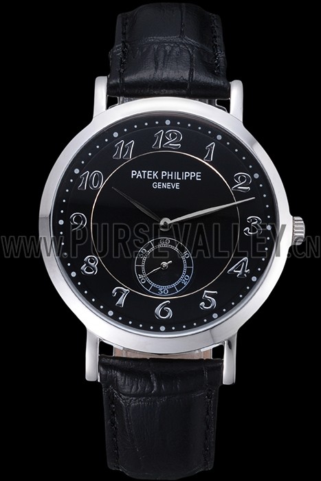 Patek Philippe Calatrava Stainless Steel Black Dial 621987