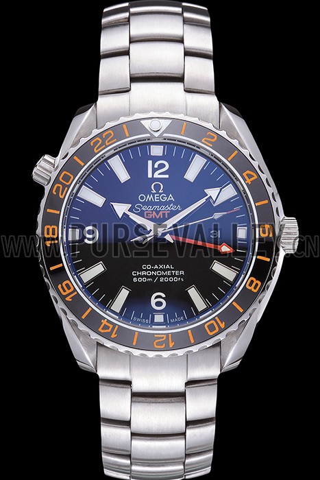 Swiss Omega Seamaster Stainless Steel Black Dial 622019